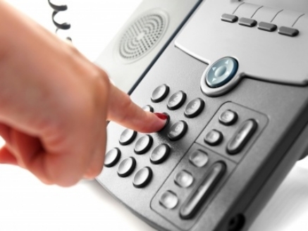 making phone call