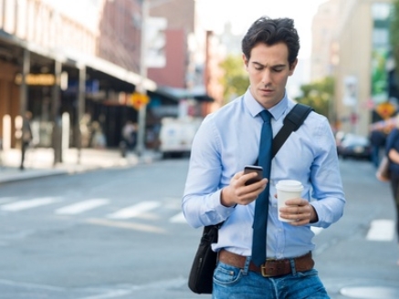 businessman on phone