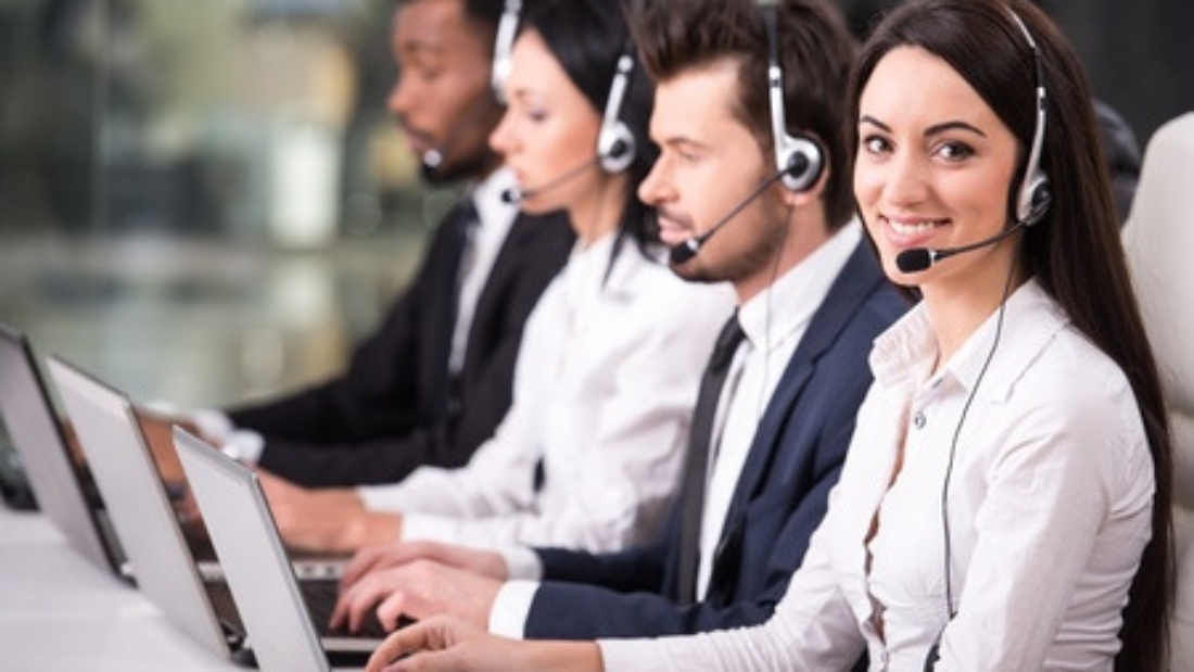 Employees Using Cloud Based Communication at a Call Center